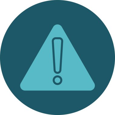 ünlem işareti simgesi vektör illüstrasyonu