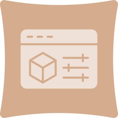 kutu teslim paketi simgesi ana hat biçiminde