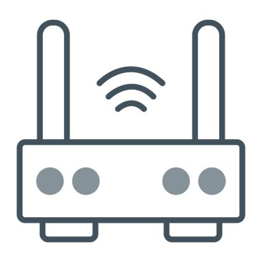 Kablosuz yönlendirici vektör simgesi