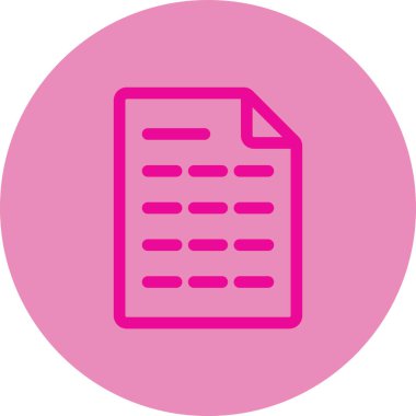 kişisel ve ticari kullanım için dosya vektör simgesi simgesi vektör çizimi..