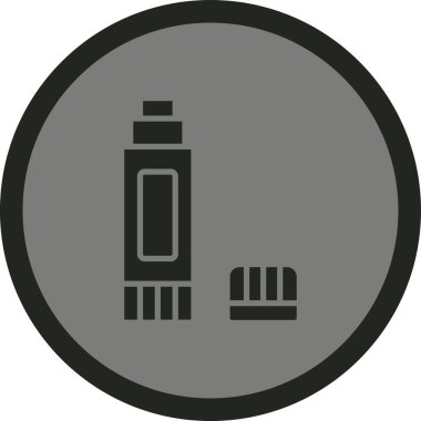 Benzin istasyonu simgesinin vektör illüstrasyonu