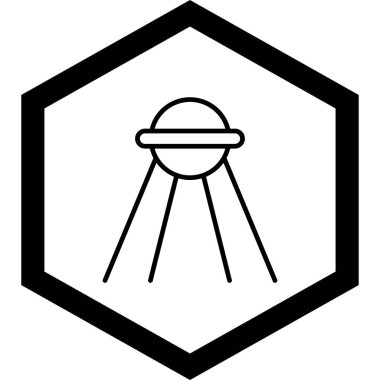 Modern bir simgenin vektör illüstrasyonu