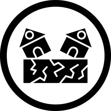 Para simgesi, basit vektör çizim