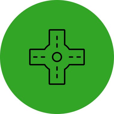 Hristiyan vektör çizgisi simgesi