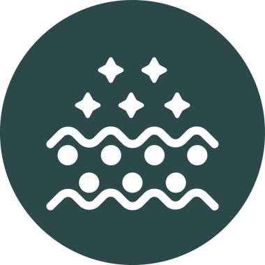 Su simgesinin vektör illüstrasyonu