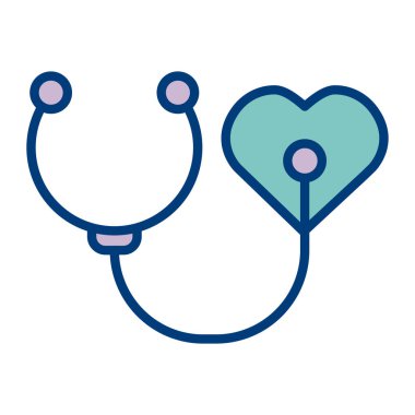 tıbbi bakım ikonu vektör illüstrasyonu