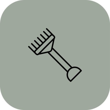 Kürek simgesi illüstrasyon izole vektör işareti simgesi