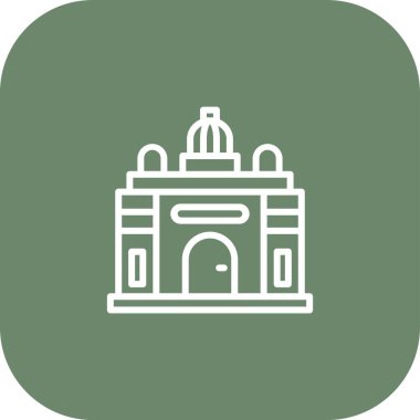 bina simgesi vektörü izole edildi