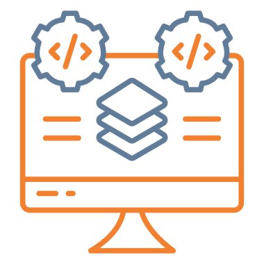 Web simgesi vektör illüstrasyonu