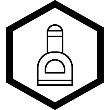 şişe simgesi vektör illüstrasyonu