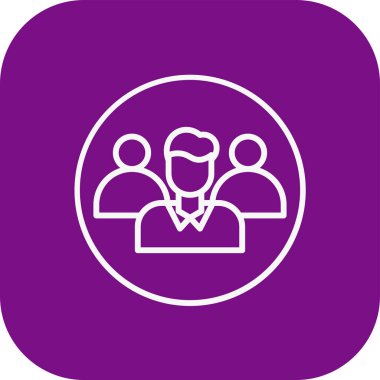 vektör insanlar simge illüstrasyonu