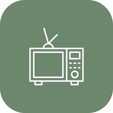 televizyon simgesi vektör illüstrasyonu