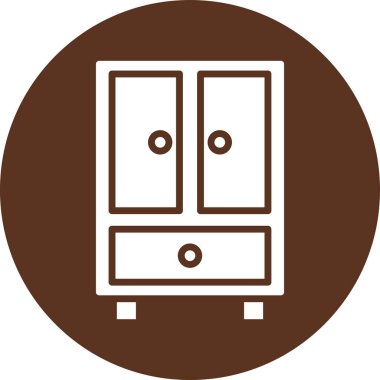 Otelde. Web simgesi basit tasarım