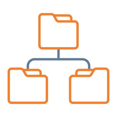 Modern dosya simgesinin vektör illüstrasyonu