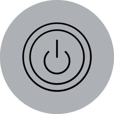 vektör güç simgesi çizimi