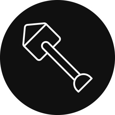 Maça ağ simgesi, vektör illüstrasyonu