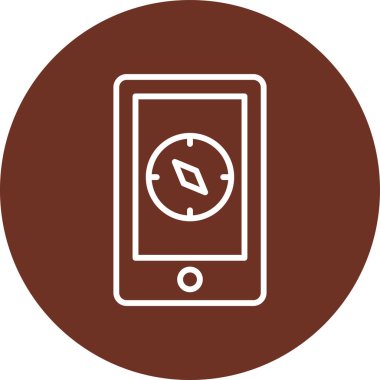 Telefon ikonu. vektör illüstrasyonu