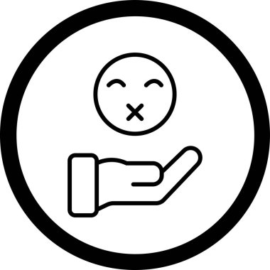 Bir insan simgesinin vektör illüstrasyonu