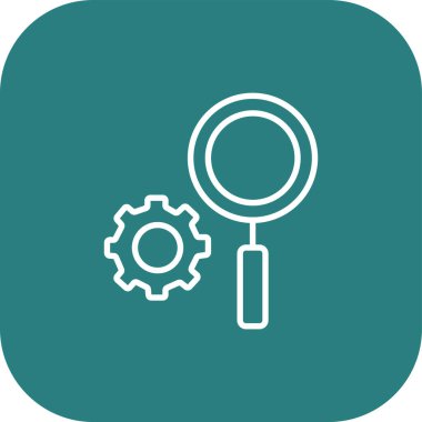 vektör Arama Simgesi illüstrasyonu