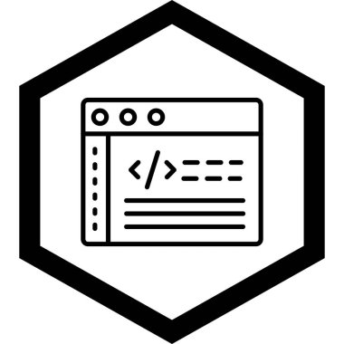 Web simgesi, vektör illüstrasyonu