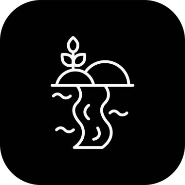 Yiyecek ve yiyecek ikonunun vektör çizimi. Gıda ve restoran ikonu vektör illüstrasyonunun web ögesi.