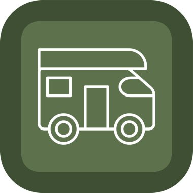 araba römorku vektör simgesi