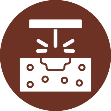 Çikolata. Web simgesi basit illüstrasyon