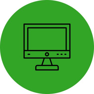 vektör lcd simgesi illüstrasyonu