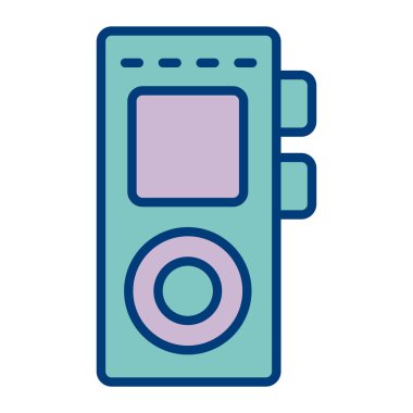 Taşınabilir taşınabilir vektör illüstrasyonu.