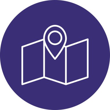 Harita işaretleyici vektör illüstrasyonuName