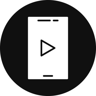 Mobil simgenin vektör illüstrasyonu