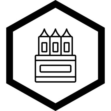 Yemek. Web simgesi basit illüstrasyon