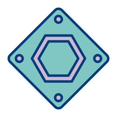 Modern b 'nin vektör illüstrasyonu eksik simgesi