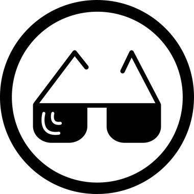 Bir adamın siyah beyaz simgesinin vektör çizimi