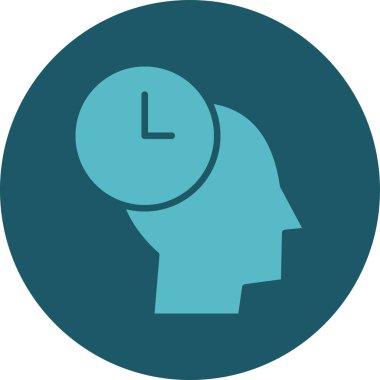 beyin ikonu vektör illüstrasyonu