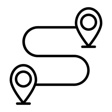 Harita konumu simgesi, özet biçimi