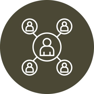 insanlar simge vektör illüstrasyonu