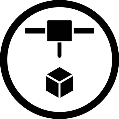 kutu simgesi vektör illüstrasyonu