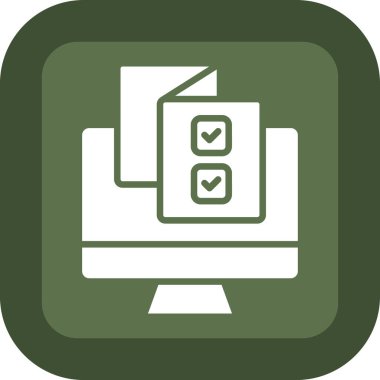 Dosya simgesinin vektör illüstrasyonu