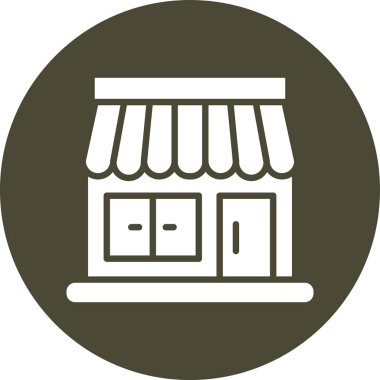 Çevrimiçi Depolama simgesi, vektör illüstrasyonu