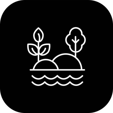 Bir çiçeğin vektör illüstrasyonu