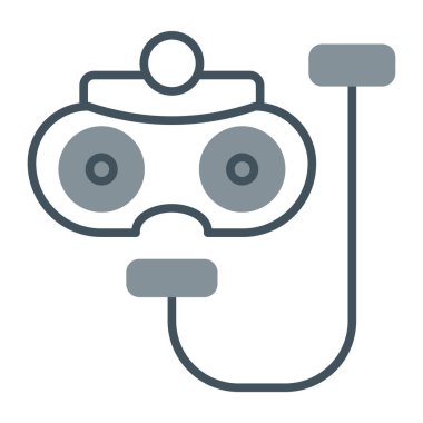 joystick simgesi vektör illüstrasyonu