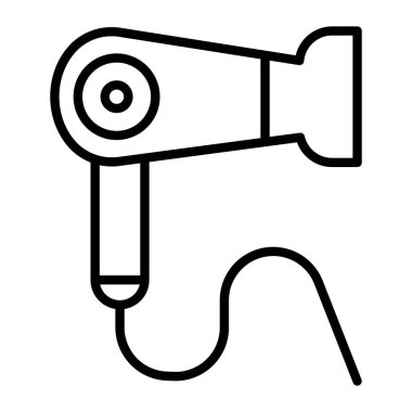 CCTV güvenlik kamerası simgesi, taslak biçimi