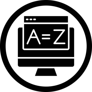 Vektör Bilgisayar Ağı Simgesi