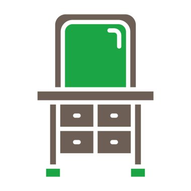 Otel vektör simgesi düz simgesi