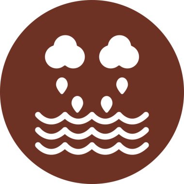 Bir köpek simgesinin vektör illüstrasyonu