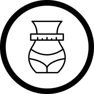 Tek bir simgenin vektör illüstrasyonu