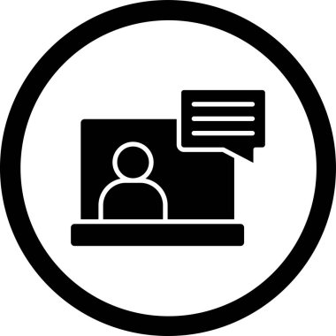 Bir belge simgesinin vektör illüstrasyonu