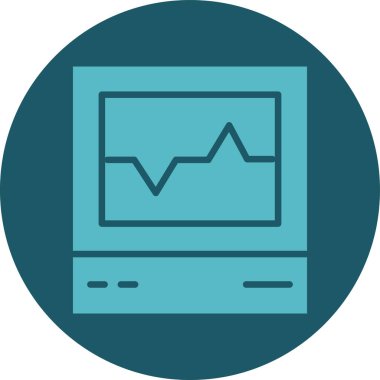 vektör lcd simgesi illüstrasyonu