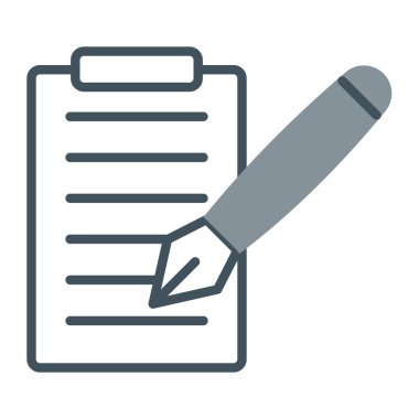 yazma vektörü renk simgesi